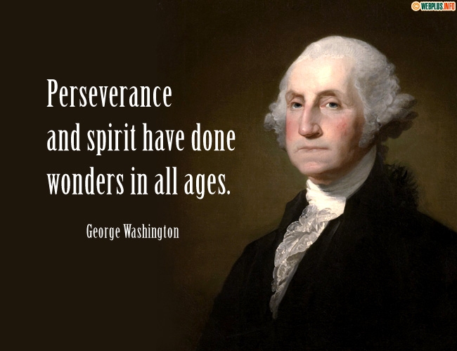 Perseverance and spirit