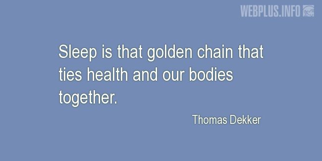 Quotes and pictures for Taking care of body. «Golden chain» quotation with photo.