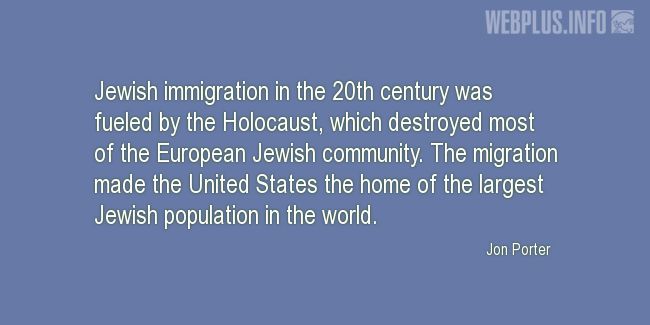 Quotes and pictures for Holocaust. «The home of the largest Jewish population in the world» quotation with photo.