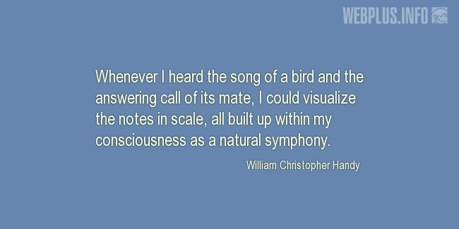 Quotes and pictures for Bird Day. «A natural symphony» quotation with photo.