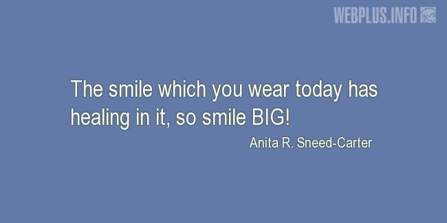Quotes and pictures for Smile. «Smile BIG» quotation with photo.