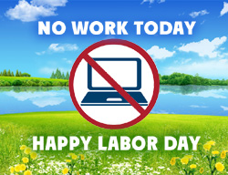 eCard - No work Today