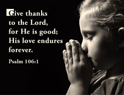 eCard - Give thanks to the Lord