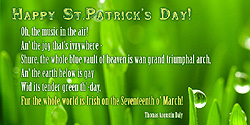 eCard - The whole world is Irish on the Seventeenth o March