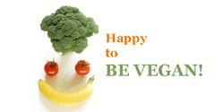 eCard - Happy to be Vegan