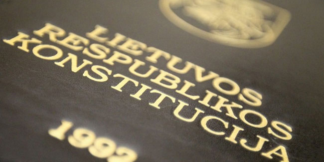 Событие 25 октября - День Конституции Литвы Событие 25 октября - День Конституции Литвы