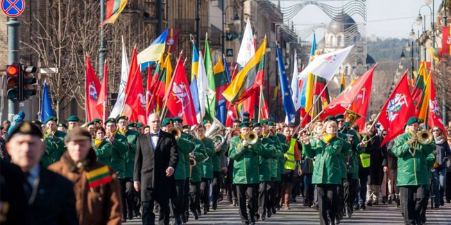 11 March - Day of Restoration of the Independence of Lithuania 11 March - Day of Restoration of the Independence of Lithuania