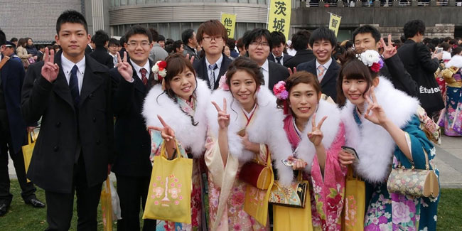 13 January - Coming of Age Day or Seijin Shiki or 成人式 in Japan