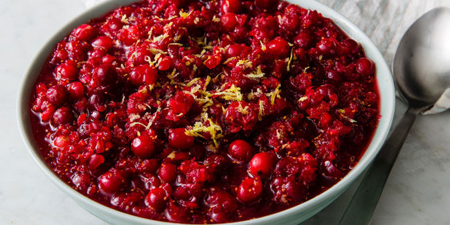 22 November - National Cranberry Relish Day in USA 22 November - National Cranberry Relish Day in USA