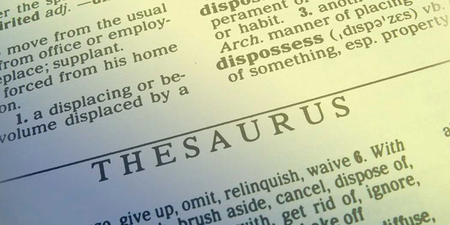 18 January - Thesaurus Day 18 January - Thesaurus Day