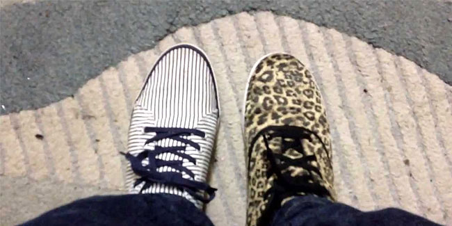 3 May - Two Different Colored Shoes Day 3 May - Two Different Colored Shoes Day
