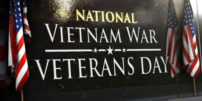 29 March - National Vietnam War Veterans Day in US 29 March - National Vietnam War Veterans Day in US