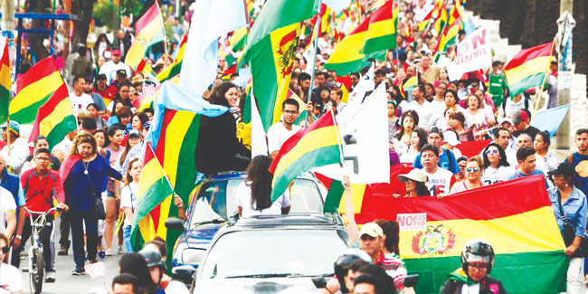 10 October - Bolivian Democracy Day 10 October - Bolivian Democracy Day