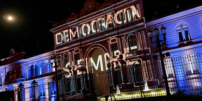 10 December - Restoration of Democracy Day in Argentina
