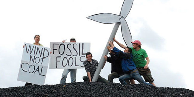 1 April - Fossil Fools Day 1 April - Fossil Fools Day