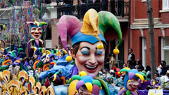 Masks are a fun part of Mardi Gras, but if you’re riding on a float, don’t leave home without one. It is illegal to ride on a Mardi Gras parade float in New Orleans