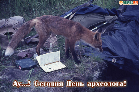 Ау... Сегодня День археолога!