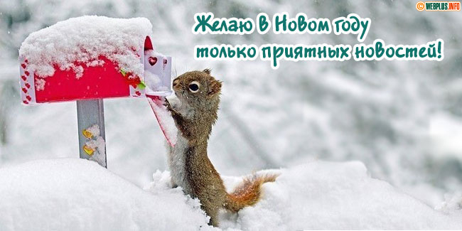 Только приятных новостей