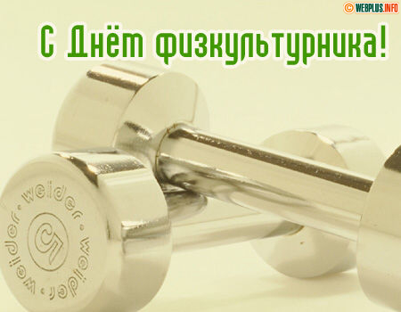 С Днём физкультурника!