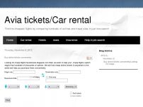 Сайт: Avia tickets/Car rental Сайт: Avia tickets/Car rental