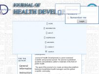 : Journal of Health Development