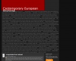 Сайт: Contemporary European Archivist Сайт: Contemporary European Archivist