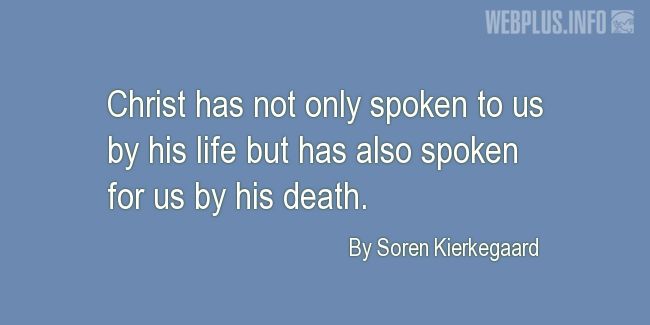Quotes and pictures for Easter Quotes, Sayings, Verses, Poems. «By his death» quotation with photo.