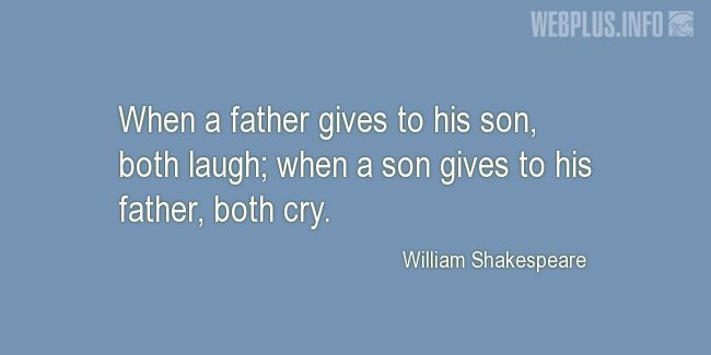 Quotes and pictures for Fathers and sons. «Both cry» quotation with photo.