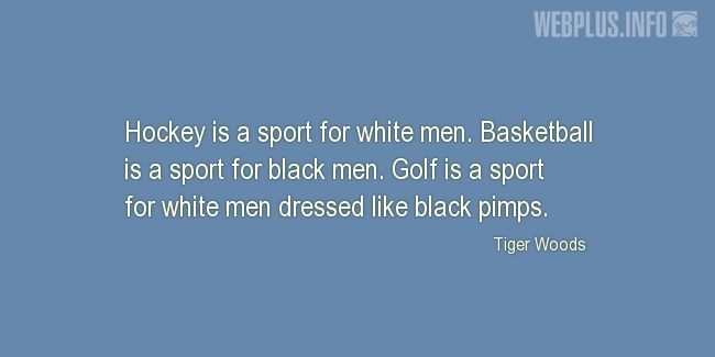 Quotes and pictures for Sports. «Golf» quotation with photo.