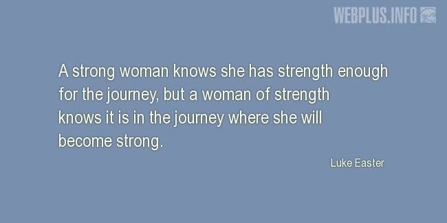 Quotes and pictures for Coping with disease. «She will become strong» quotation with photo.