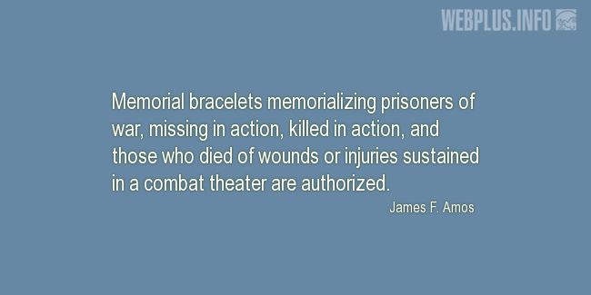 Quotes and pictures for Prisoners of war. «Memorial bracelets» quotation with photo.