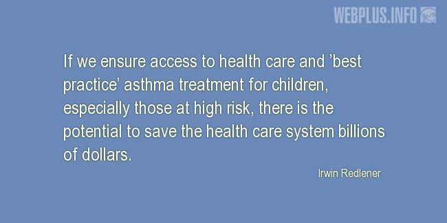 Quotes and pictures for Asthma Day. «Best practice asthma treatment for children» quotation with photo.