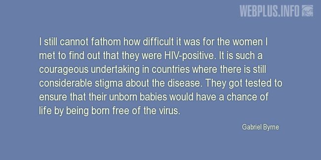 Quotes and pictures for HIV/AIDS Day. «A chance of life» quotation with photo.