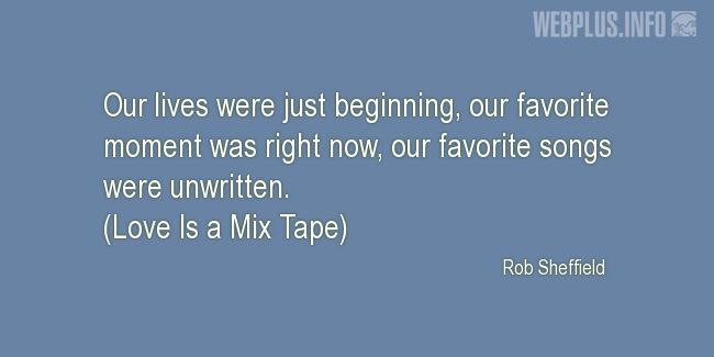 Quotes and pictures for Youth. «Our favorite songs were unwritten» quotation with photo.