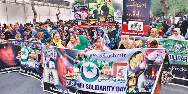 5 February - Kashmir Solidarity Day in Pakistan