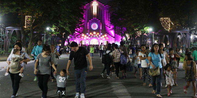 16 December - The first day of the Simbang Gabi novena of masses in the Philippines