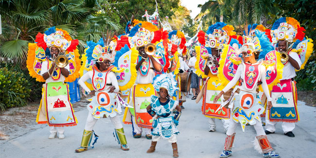 26 December - The first day of Junkanoo street parade, the second day is on the New Year's Day