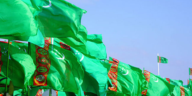 19 February - State Flag Day in Turkmenistan