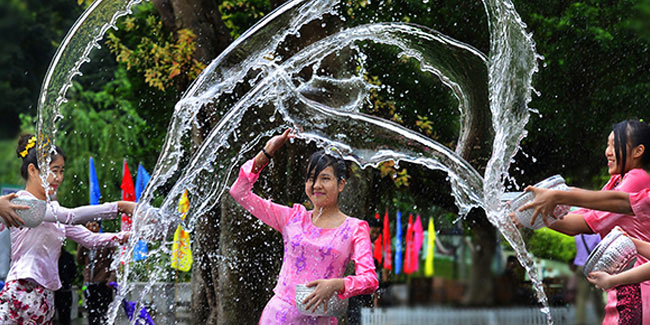 14 April - Myanmar Water Festival