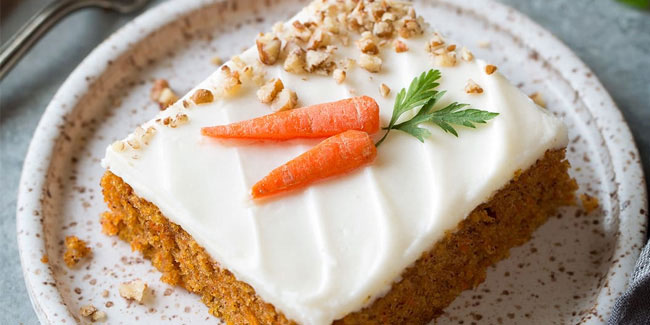 3 February - National Carrot Cake Day in USA