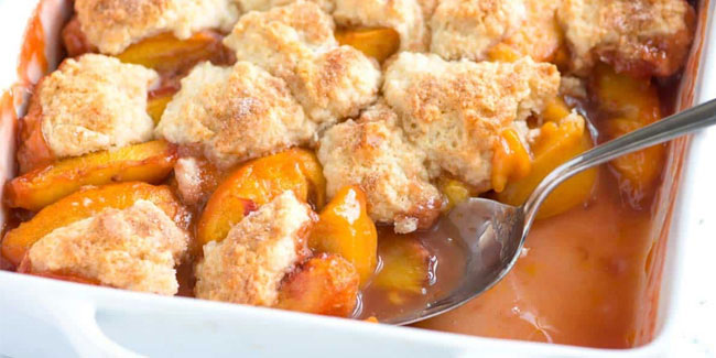 13 April - National Peach Cobbler Day in USA