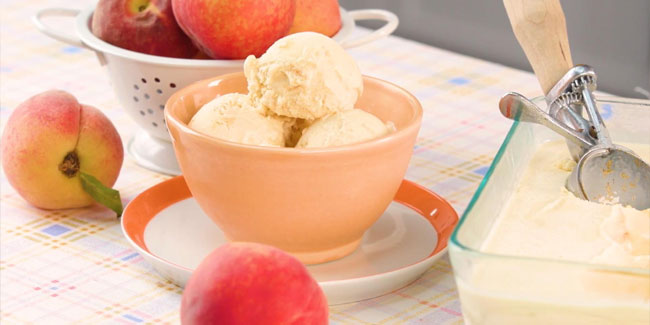 17 July - National Peach Ice Cream Day in USA