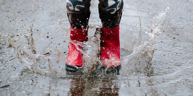 11 January - Step in a Puddle and Splash Your Friends Day