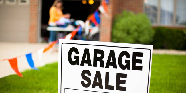 10 August - Garage Sale Day