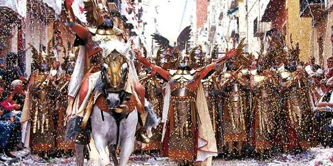 24 April - Thunder Day or Festival of Moors and Christians in Alcoy