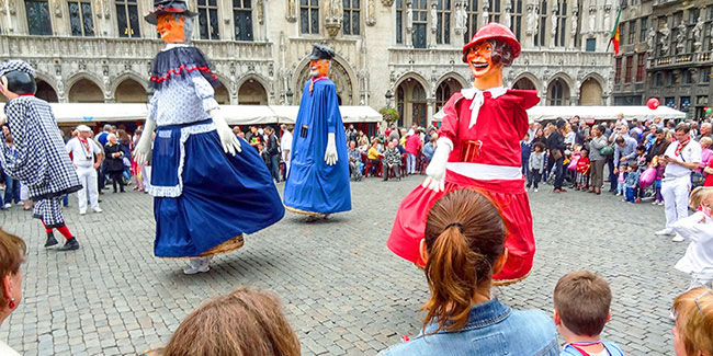 14 July - French National Holiday in Liege, Belgium