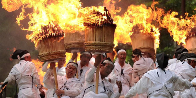 14 July - Nachi Fire Festival in Japan