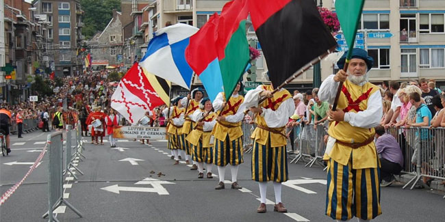 15 August - Septennial Festival in Huy, Belgium