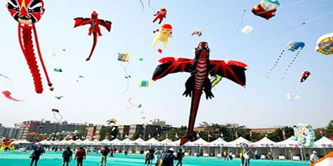 14 January - International Kite Festival in Gujarat, India