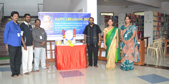 12 August - National Librarian's Day in India